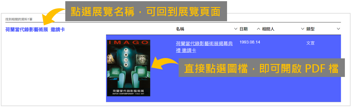 點選圖檔，即可開啟PDF檔